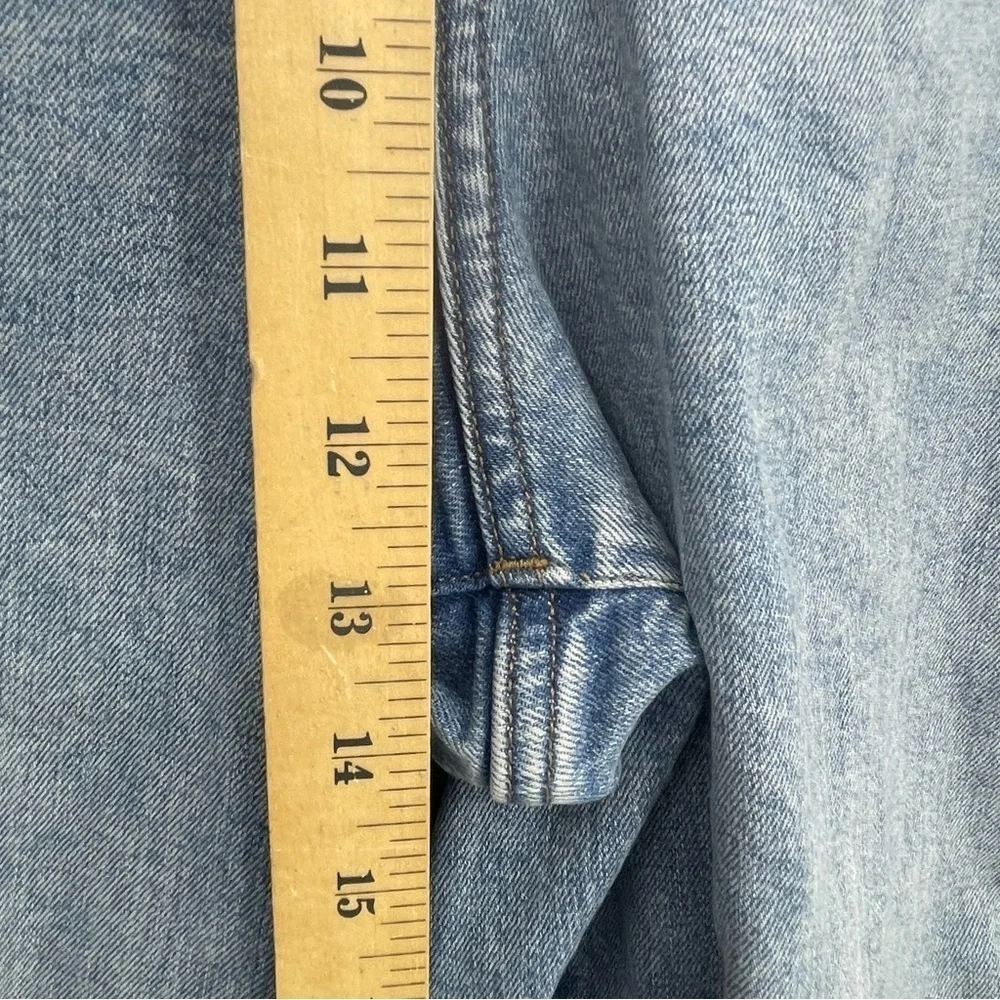 Express jeans 90’s Wide-Leg Super High-Rise distressed knee holes Sz‎ 12 R